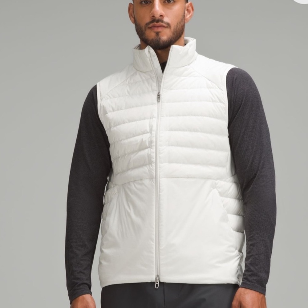 Lululemon Down Vest Large New - Bone
